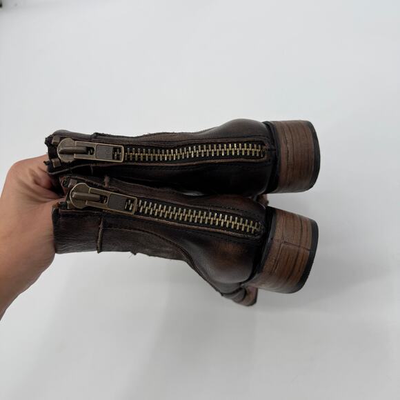 Freebird Liverpool brown leather boots - Picture 5 of 7